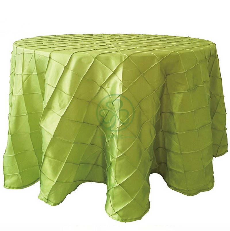 Pintuck Taffeta Table Cloth 009