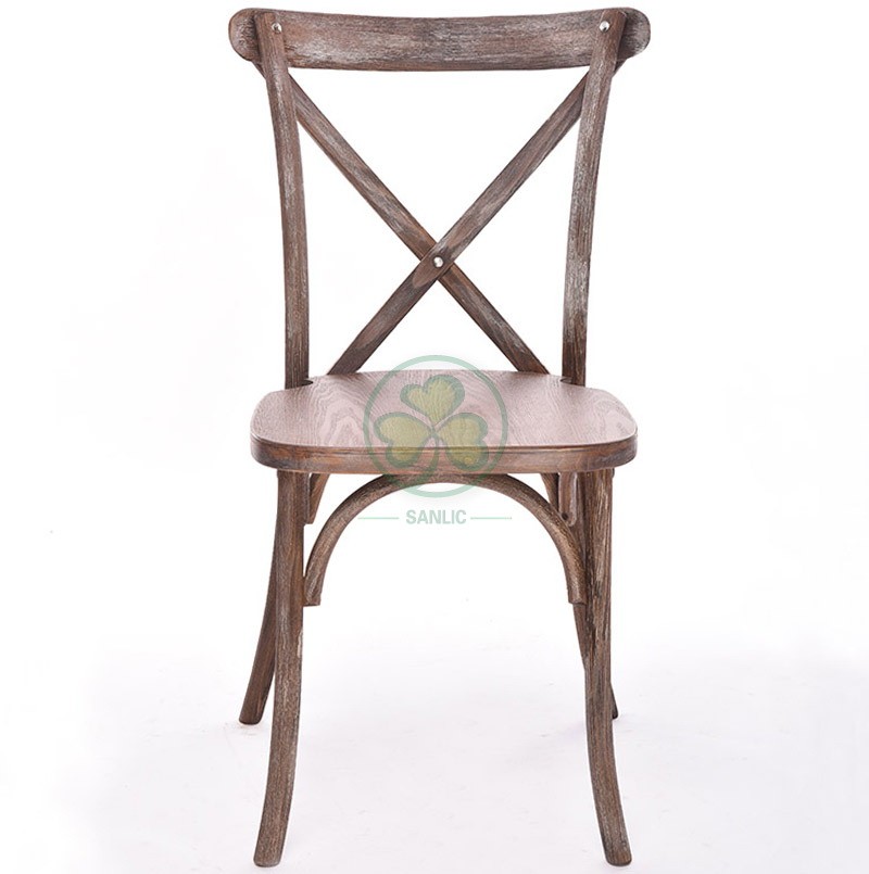 Wooden Cross Back Chair A 048